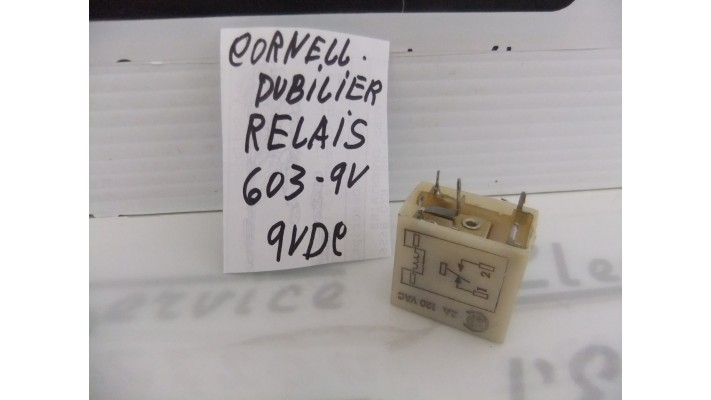 Cornell Dubilier 603-9V 9VDC relay
